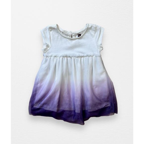 Tea Collection Ombré Tulle Dress/Bodysuit, 12-18 Months - Picture 3 of 8